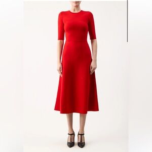 Gabriela Hearst Red Sweater Dress